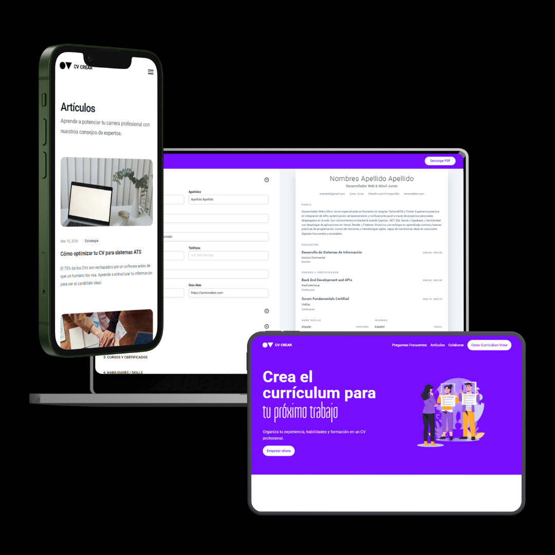 cvcrear.com | app web